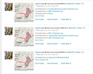 Strava screen cap Strava Strava.com screen capture of activity