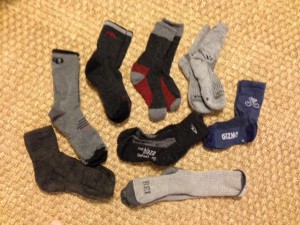 wool cycling socks
